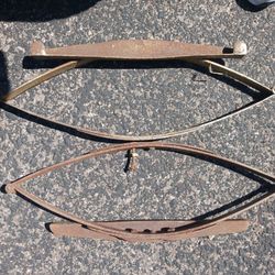 Antique Pair Of Wagon Springs Suspension