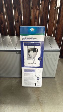 Large dog door new in box