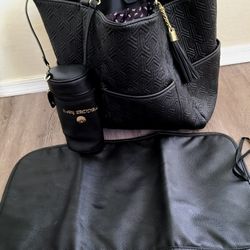 Baby Buddha Diaper Bag With Pad And Insulated Botrle 
