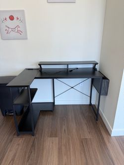 Black Gaming Desk 48 In.