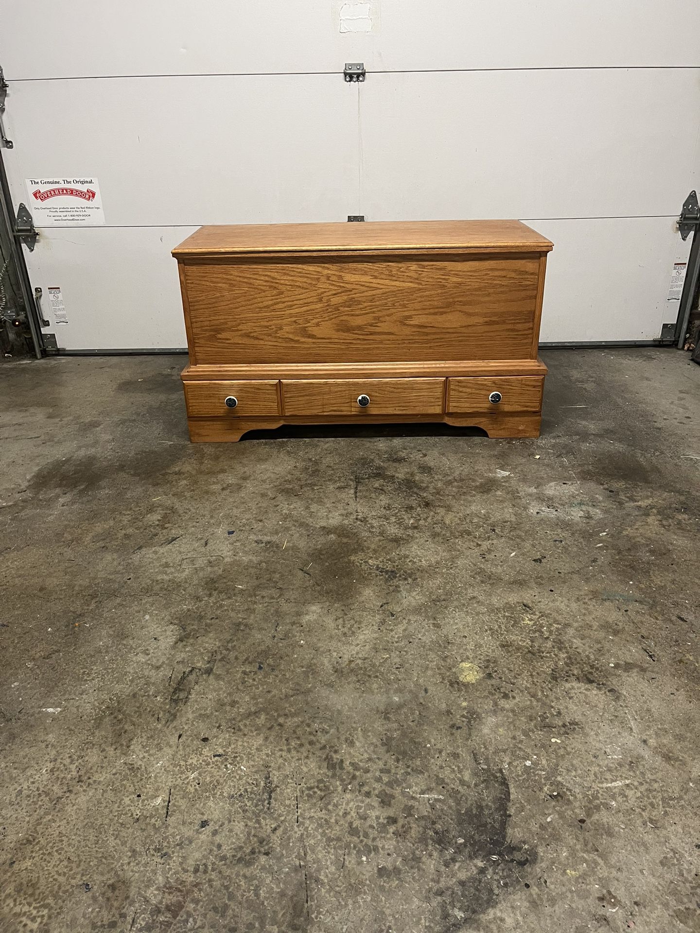Large 3 Drawer Storage Cedar Chest