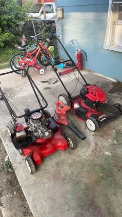 Lawn mowers and blower