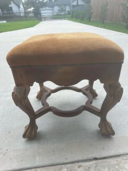 Vintage Wooden Footstool