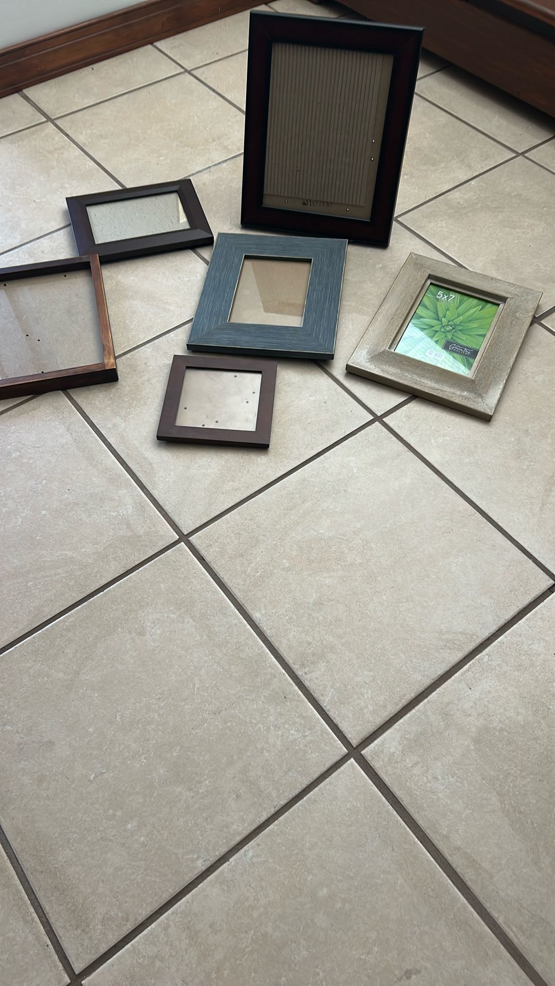 Assorted Picture Frames Several Sizes (10)