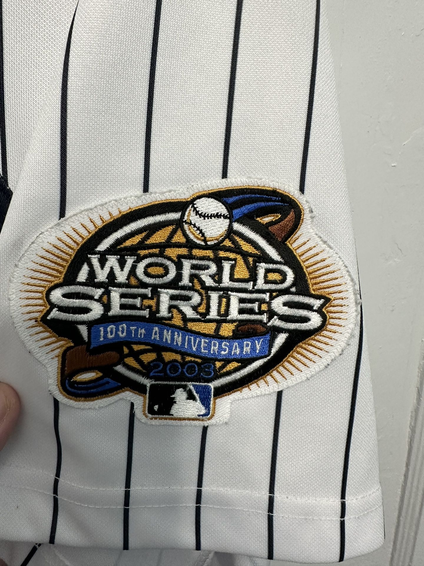 MARIANO RIVERA JERSEY 2009 WORLD SERIES Authentic 52 Dual Patch Gray Usa  6200 for Sale in Rochester, MI - OfferUp