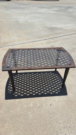 Small metal table