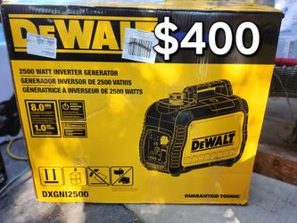DeWalt 2500 Watt Inverter Generator DXGNI2500