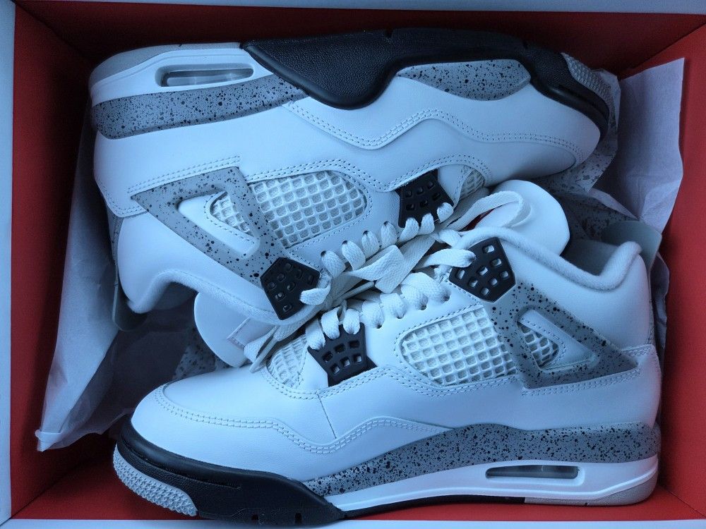 Jordan 4s White Cement 