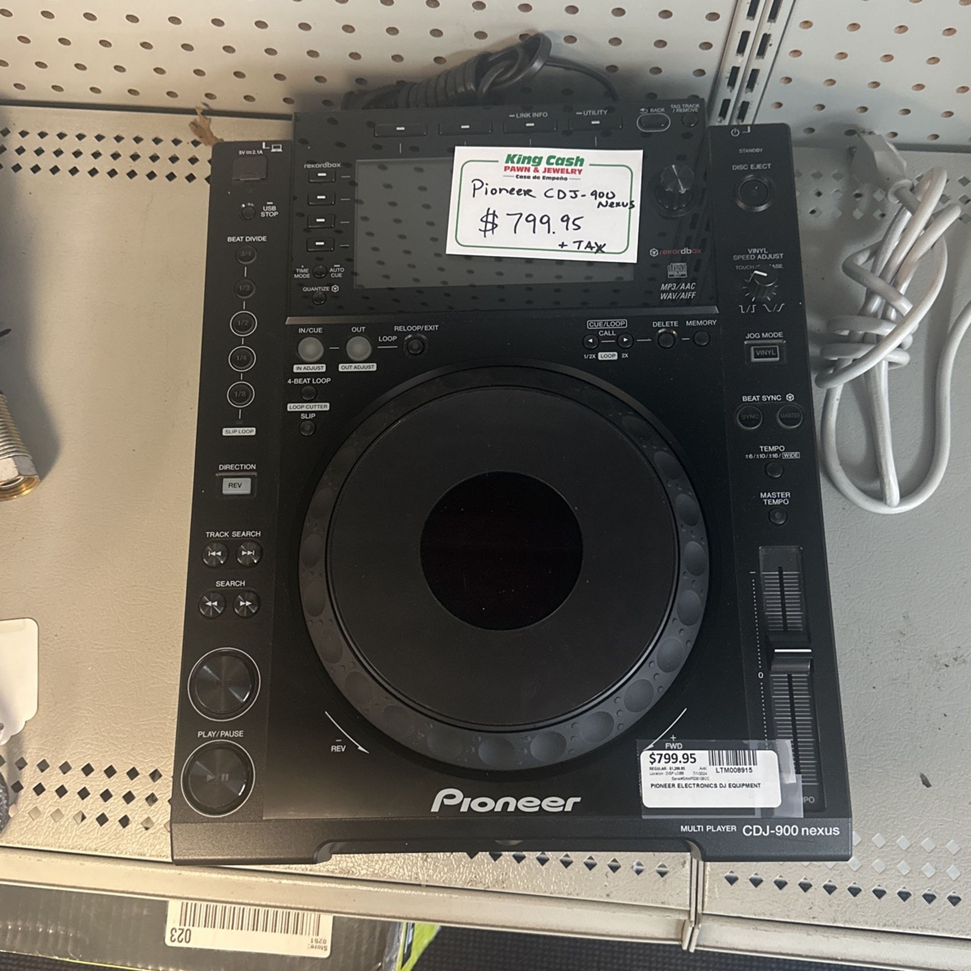 Pioneer CDJ-900 Nexus