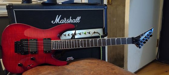 Jackson MG Series DKMG Dinky 2003 - 2011 - Transparent Red -  EMGs