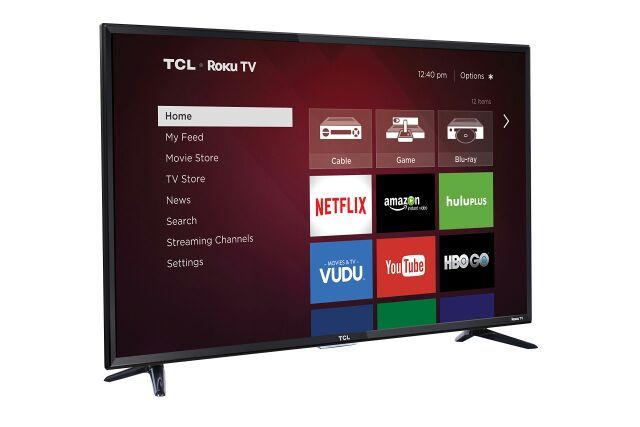 NEW 48-INCH TCL ROKU SMART TV BACK WITH A 60 DAY MALFUNCTION WARRANTY