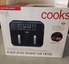 Brand new 8qt dual basket air fryer