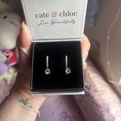 Cate & Chloe McKenzie 18k White Gold Plated 