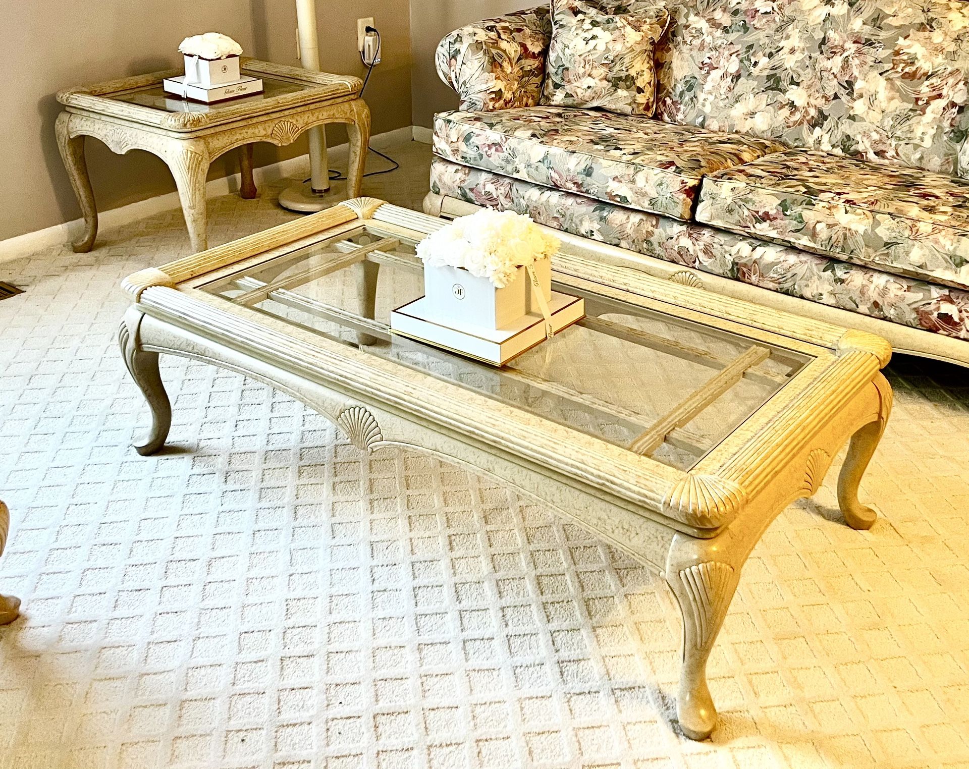 3-Piece Living Room Coffee Table Set: Coffee, End & Sofa Table - $350