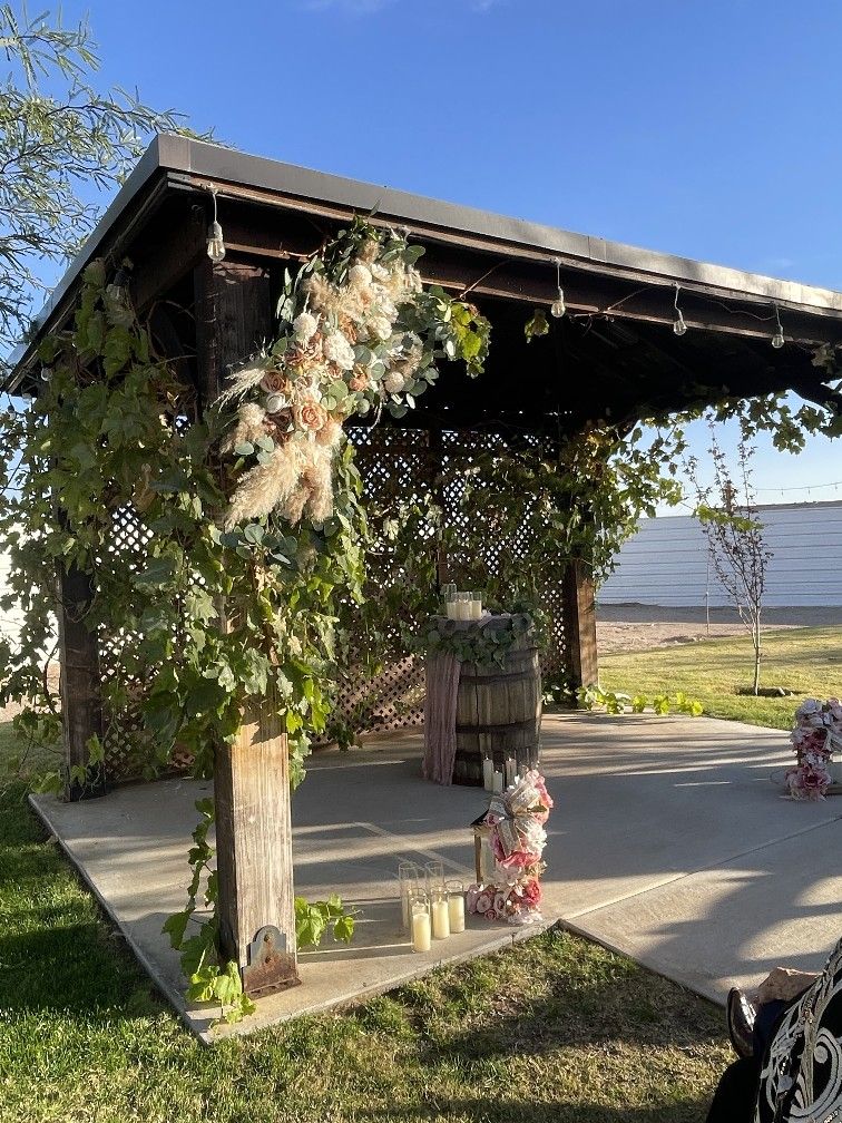 Floral Decor For Arch