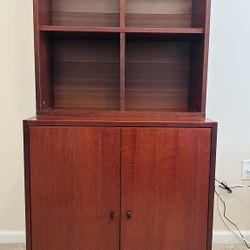 Wood Shelf And Wood Cabinet 