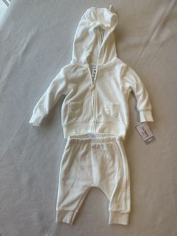 Size 3M carters white polar bear outfit NWT  #11