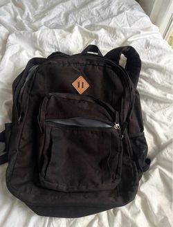 Men's Black Backpack with Laptop Compartment - School / Work Bookbag - $15