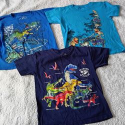 Boy's Dinosaur Shirts Size 7