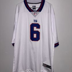 Nike Men Jaxson Dart New York Giants 3XL On Field White Football Jersey Stitched