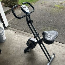 Foldable Exercise Bike with Digital Display