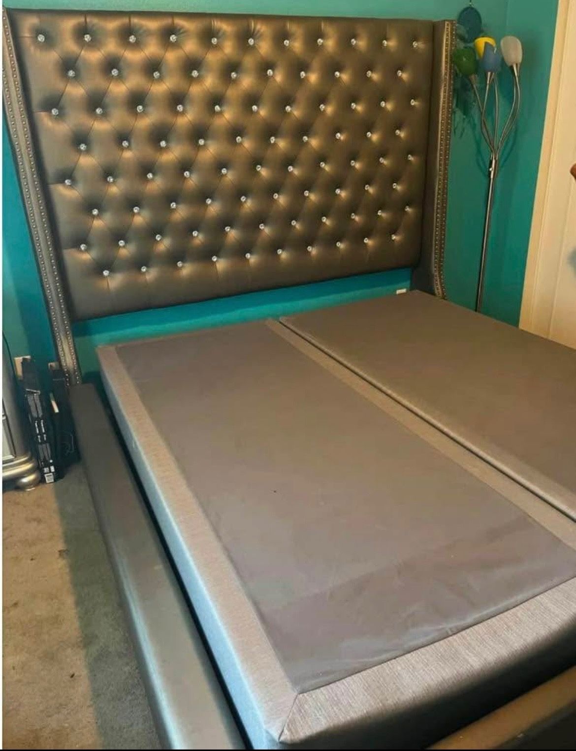 Cali King Bed Frame and Box Spring