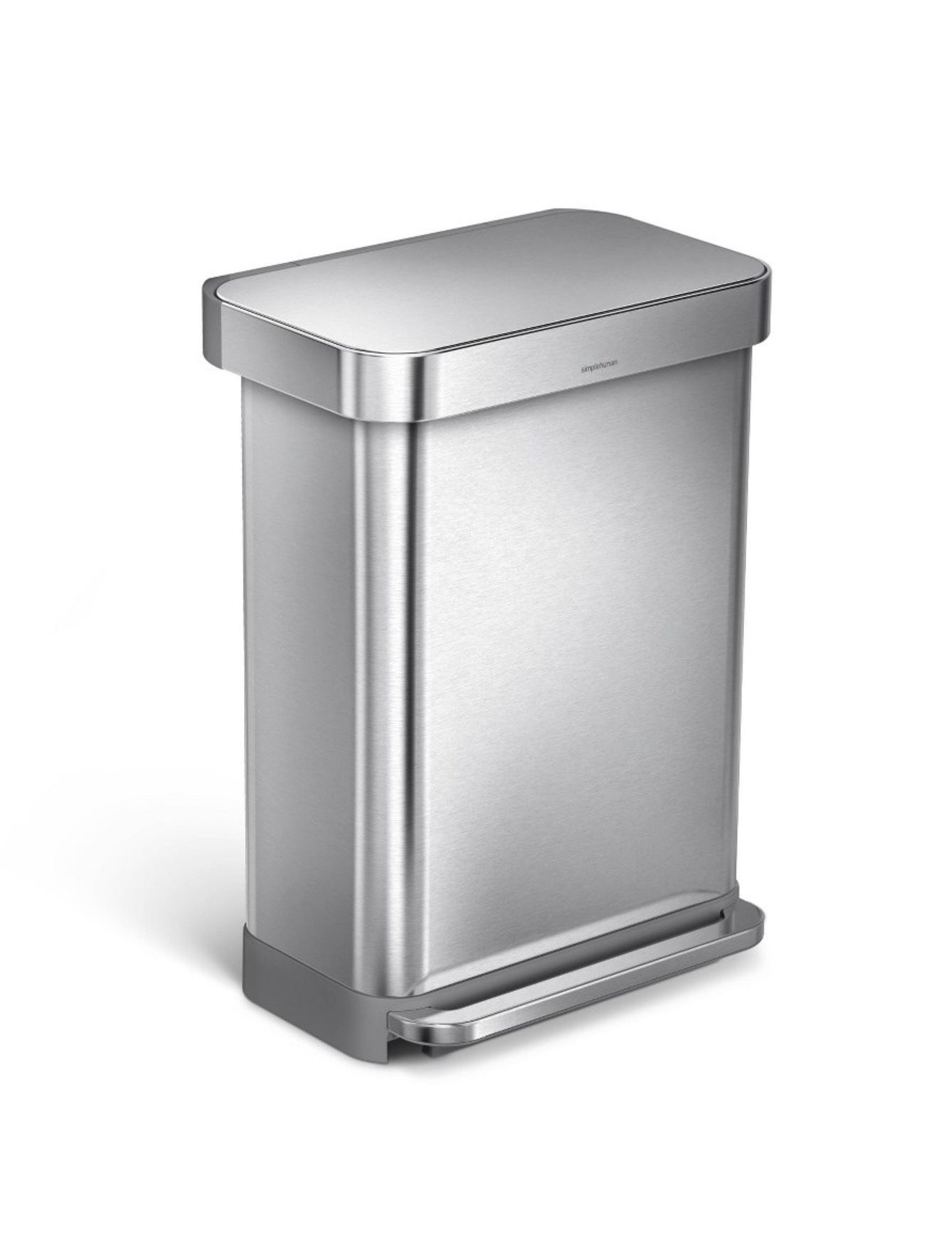 Simplehuman 55 L Rectangular Kitchen Step Trash Can