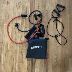 URBNFit Resistance Bands Set  15 lbs 25 Lbs