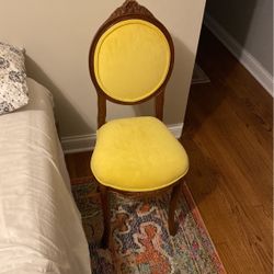 Small Yellow Antique chair