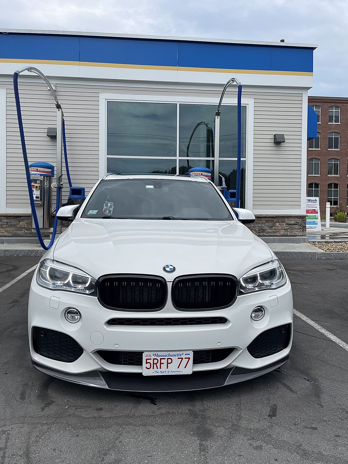 2014-2018 BMW X5 F15 M Performance Style Real Carbon Fiber Front Lip