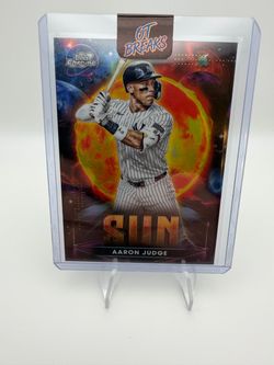 Aaron Judge Topps Chrome Planetary Pursuit Sun Insert Card SSP