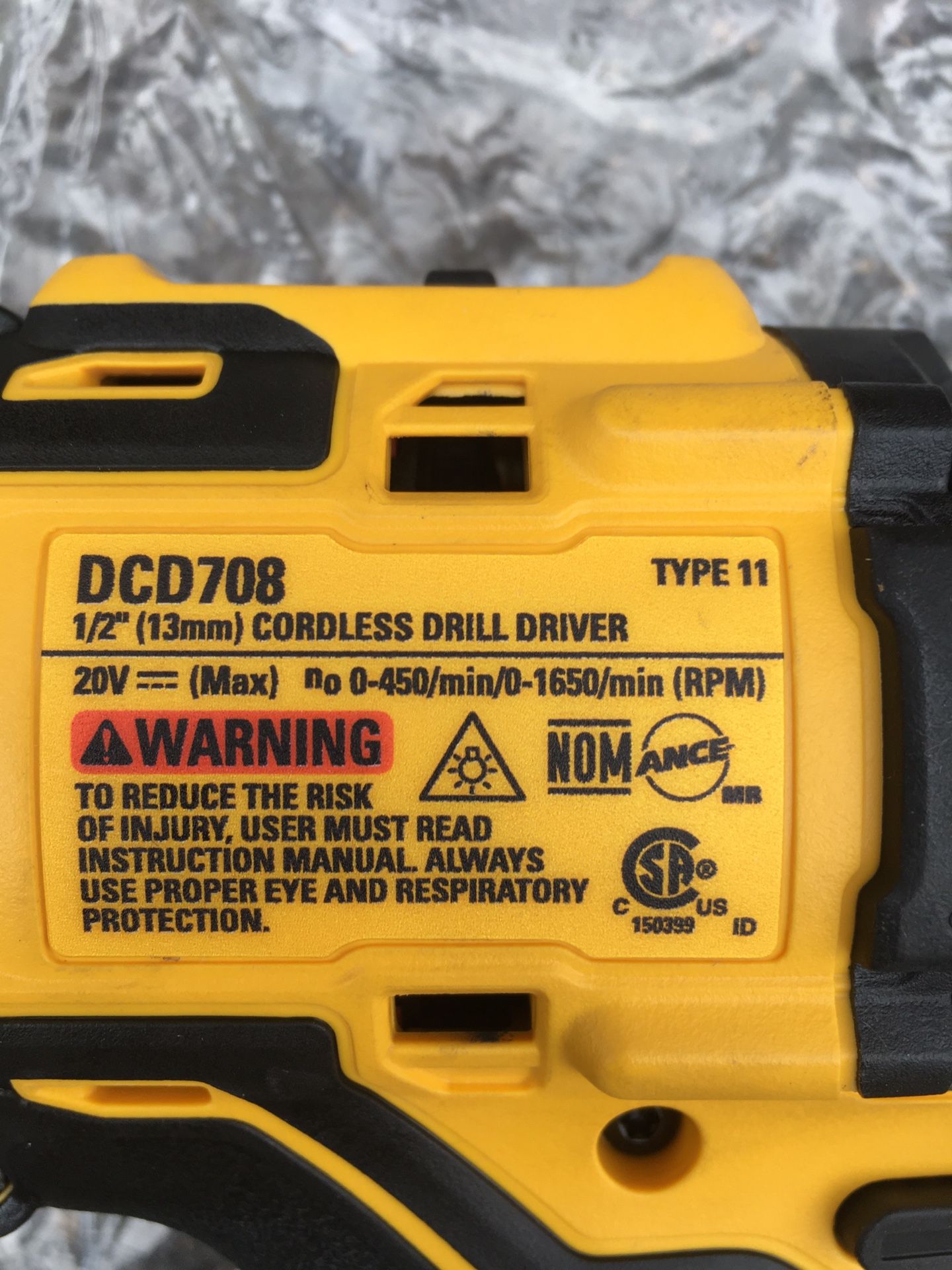 Dewalt Drill Driver 1/2