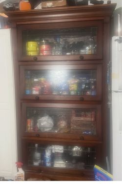 Vintage wooden book case