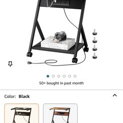 End Table With Charging Station 