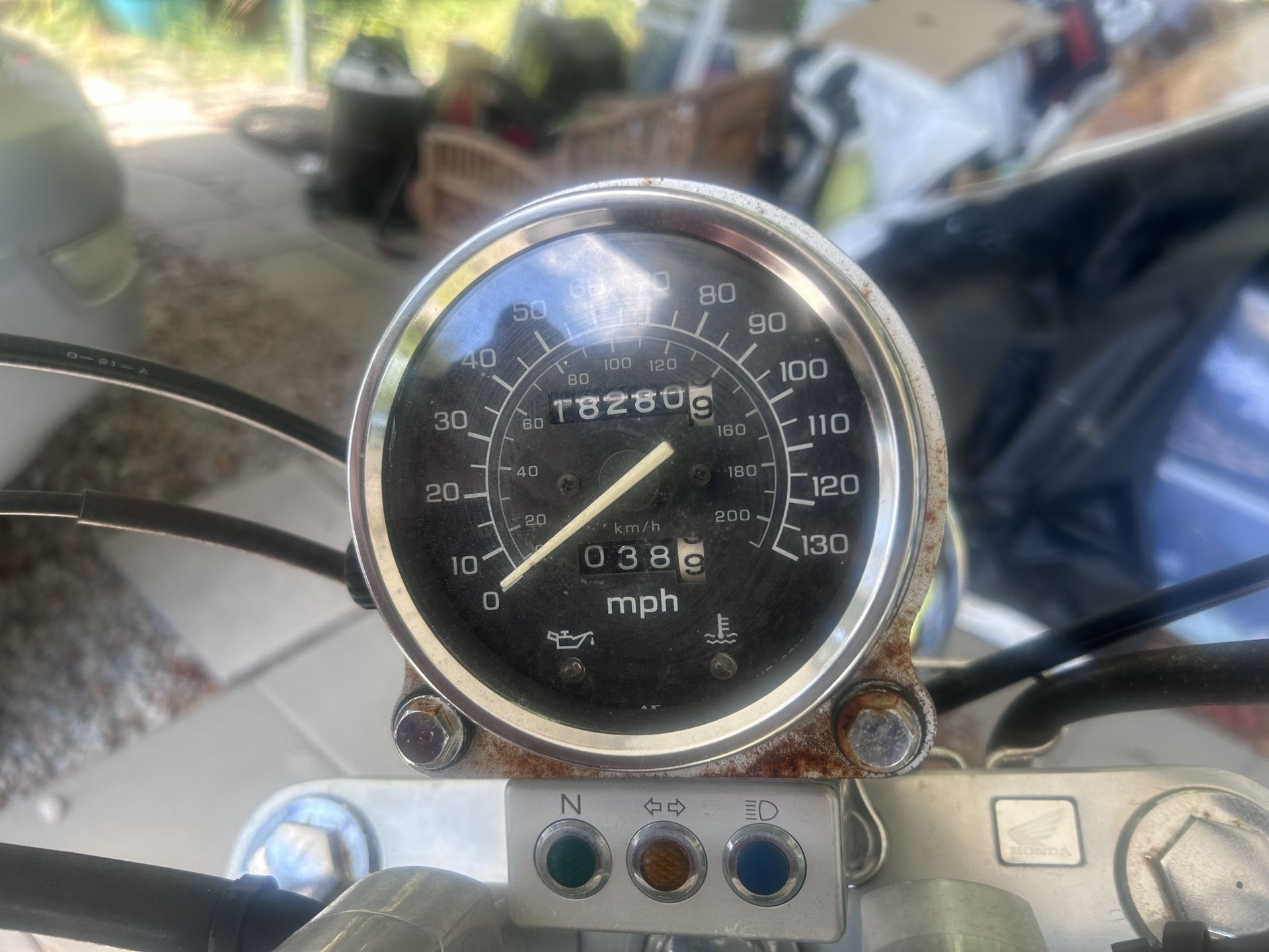 Shadow motorcycle