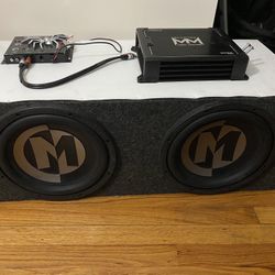 Memphis 12in Subs With Amp And Sound Stream 