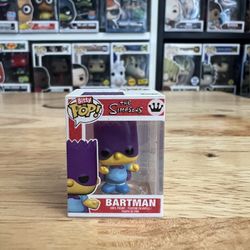 HYPER RARE CHASE BITTY Bartman Funko Pop #503 Simpsons Animation TV Bart Simpson