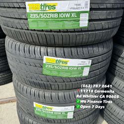 235/50R18 TBB All Season New Set of Tires Installed and Balanced Set de Llantas Nuevas Instaladas y Balanceadas