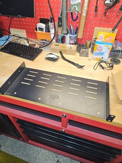 NP 1U Rack Mount Vented Shelf