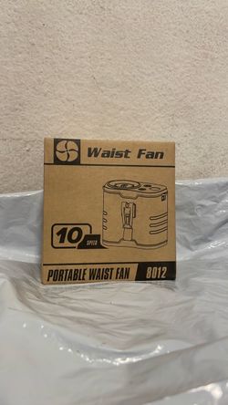 Portable waist fan