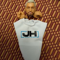 Joe Hendry action figure shirt head hands TNA Wrestling WWE NXT Ringside believe