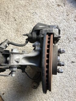 Disk brake with knuckle assembly 2013-2017 Ford Fusion