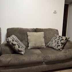 Grey 3ps Sofa Set