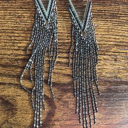 Chandelier Fringe Drop Earrings