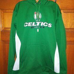 MENS LARGE BOSTON CELTICS HOODIE SWEATSHIRT FROM NBA EXCLUSIVE COLLECTION 