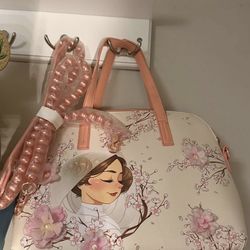 Loungefly Star Wars Princess Leia Floral Handbag Crossbody Bag & wallet