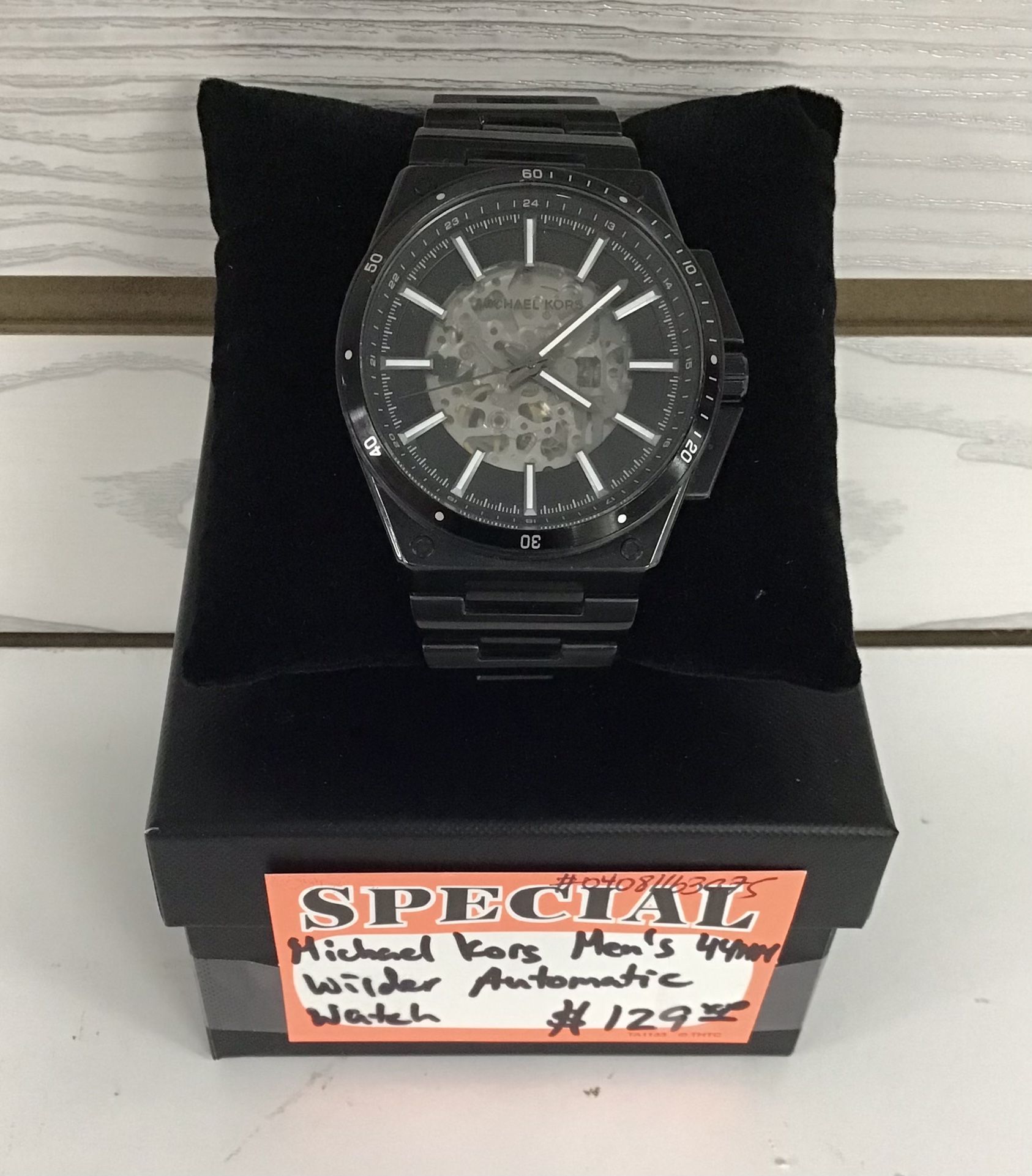 Michael Kors Men’s 44mm wilder automatic watch  