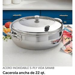 cacerola 22qt vida sana