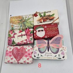 6 Vegetable Soap Bar Handmade "in Italy and more" As Is