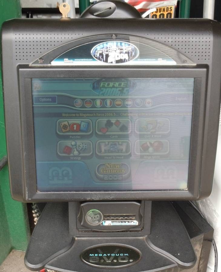 Bartop merit megatouch force 2006 arcade game